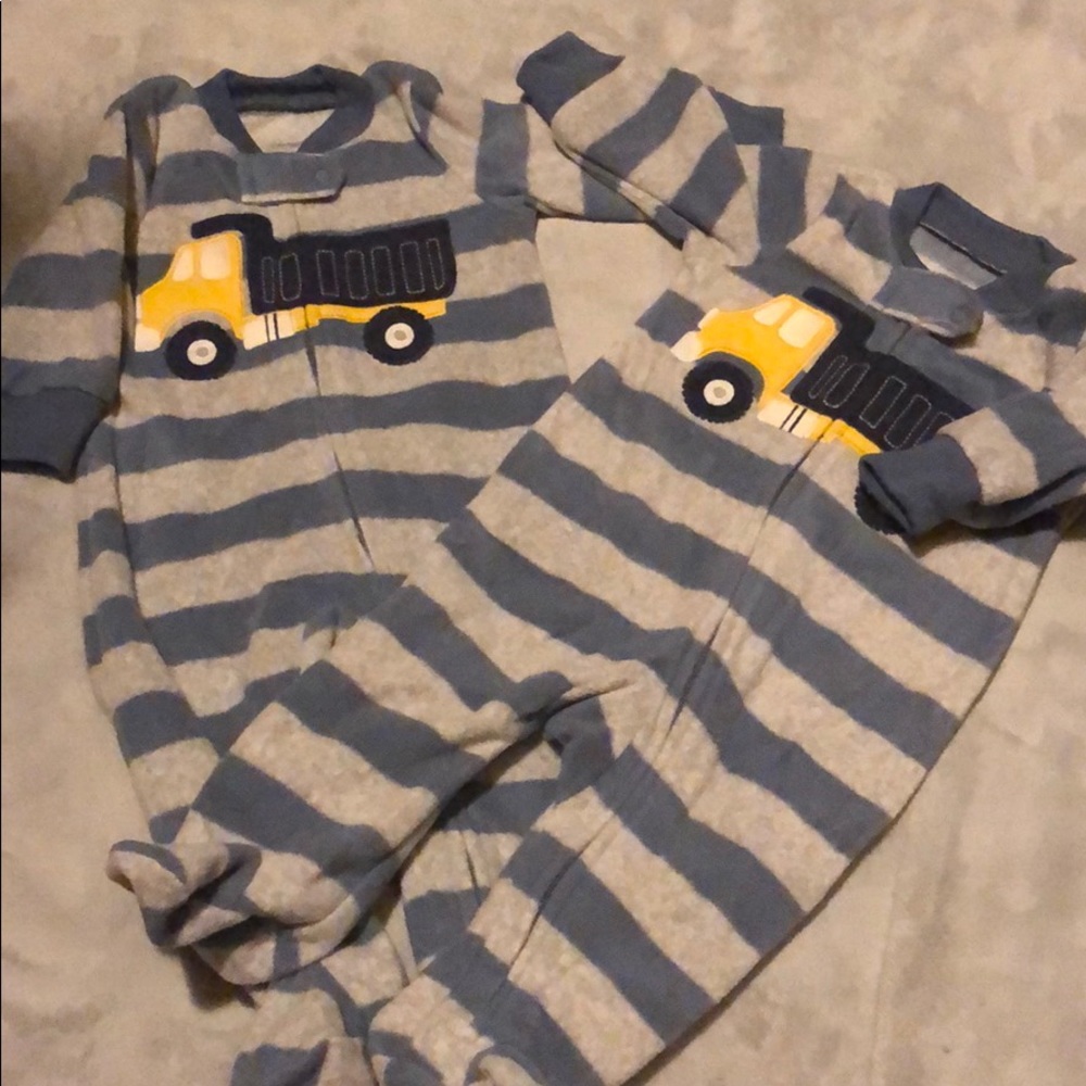 Newborn twin baby boy